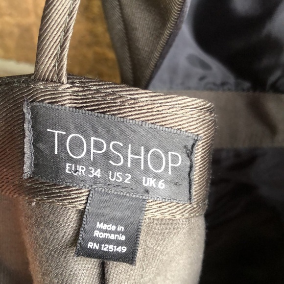 TOPSHOP Army Green Romper - Picture 9 of 9